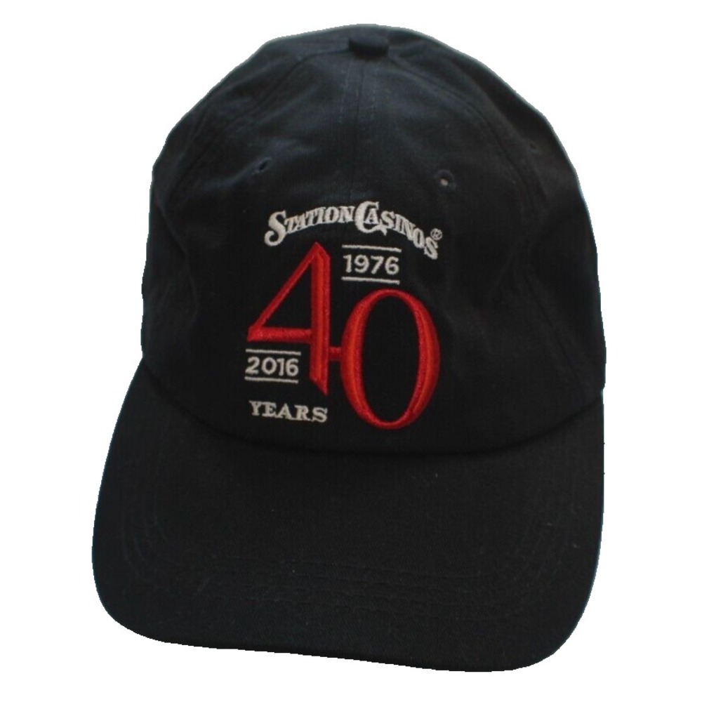 Station Casinos Baseball Cap - 40 Years Anniversary - Embroidered Logo